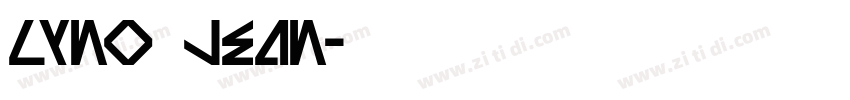 Lyno Jean字体转换